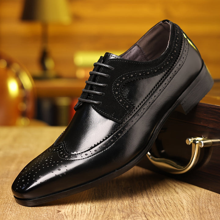Wingtip Brogue Oxford Mens Formal Shoes - Smart Occasion