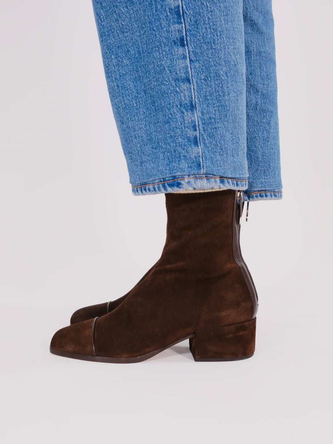 Marceline | Women's Block Heel Suede Ankle Boots