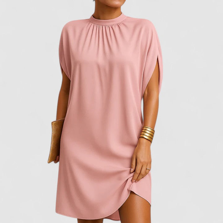 Chic Batwing Elegant Midi Dress