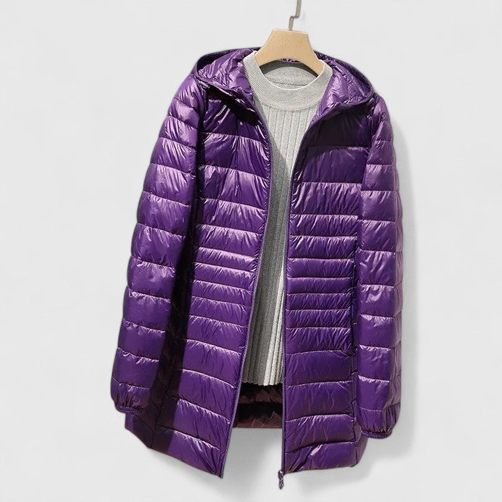 Genevra | Women's Puffer Jacket in Lightweight Hooded Design