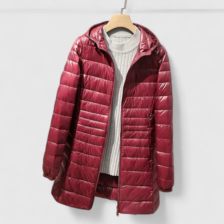 Genevra | Women's Puffer Jacket in Lightweight Hooded Design