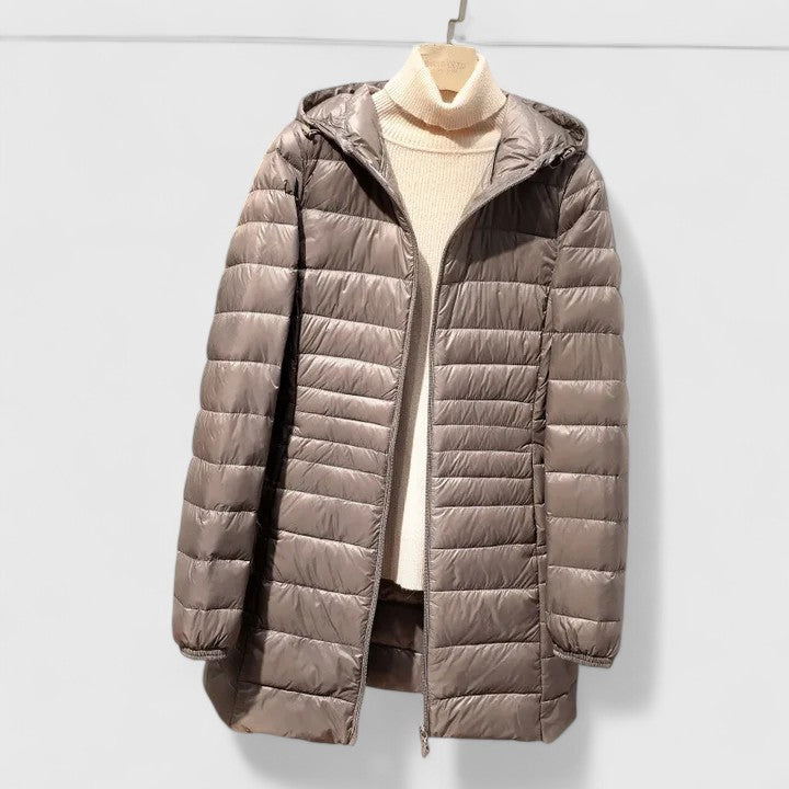 Genevra | Women's Puffer Jacket in Lightweight Hooded Design