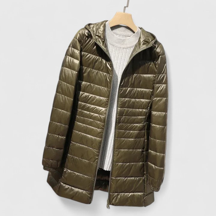Genevra | Women's Puffer Jacket in Lightweight Hooded Design