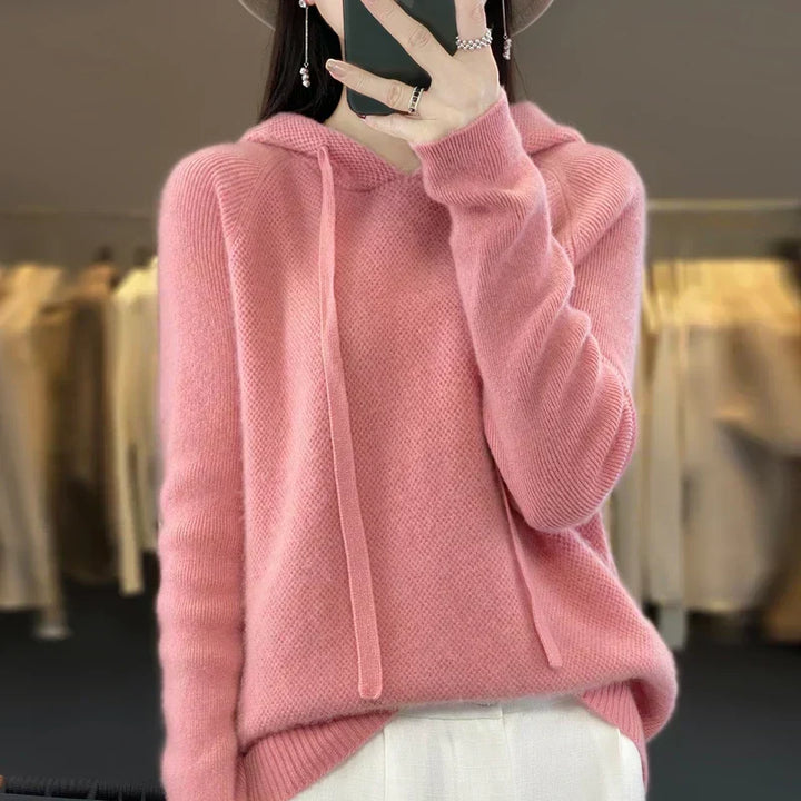 Fenella | Women's Hooded Sweater Hoodie with Drawstring