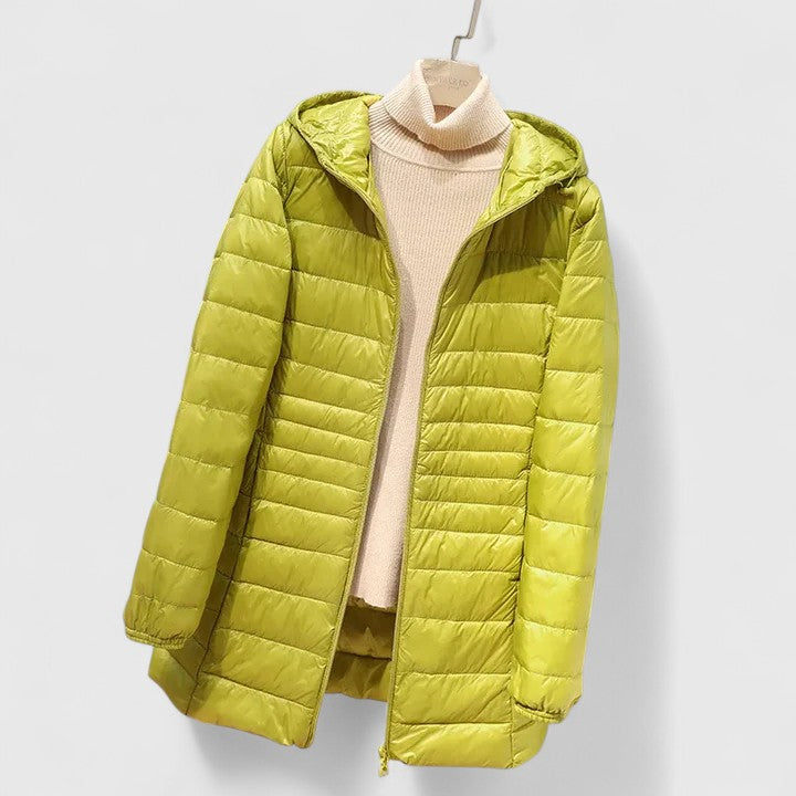 Genevra | Women's Puffer Jacket in Lightweight Hooded Design
