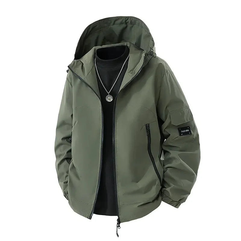 Amarae | Men's Hooded Water-Repellent Windbreaker Jacket
