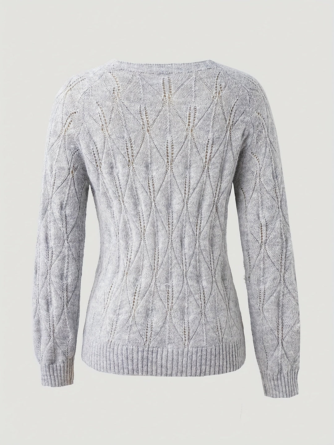 Aurelie | Women's Fuzzy Textured Pearl Button Cardigan