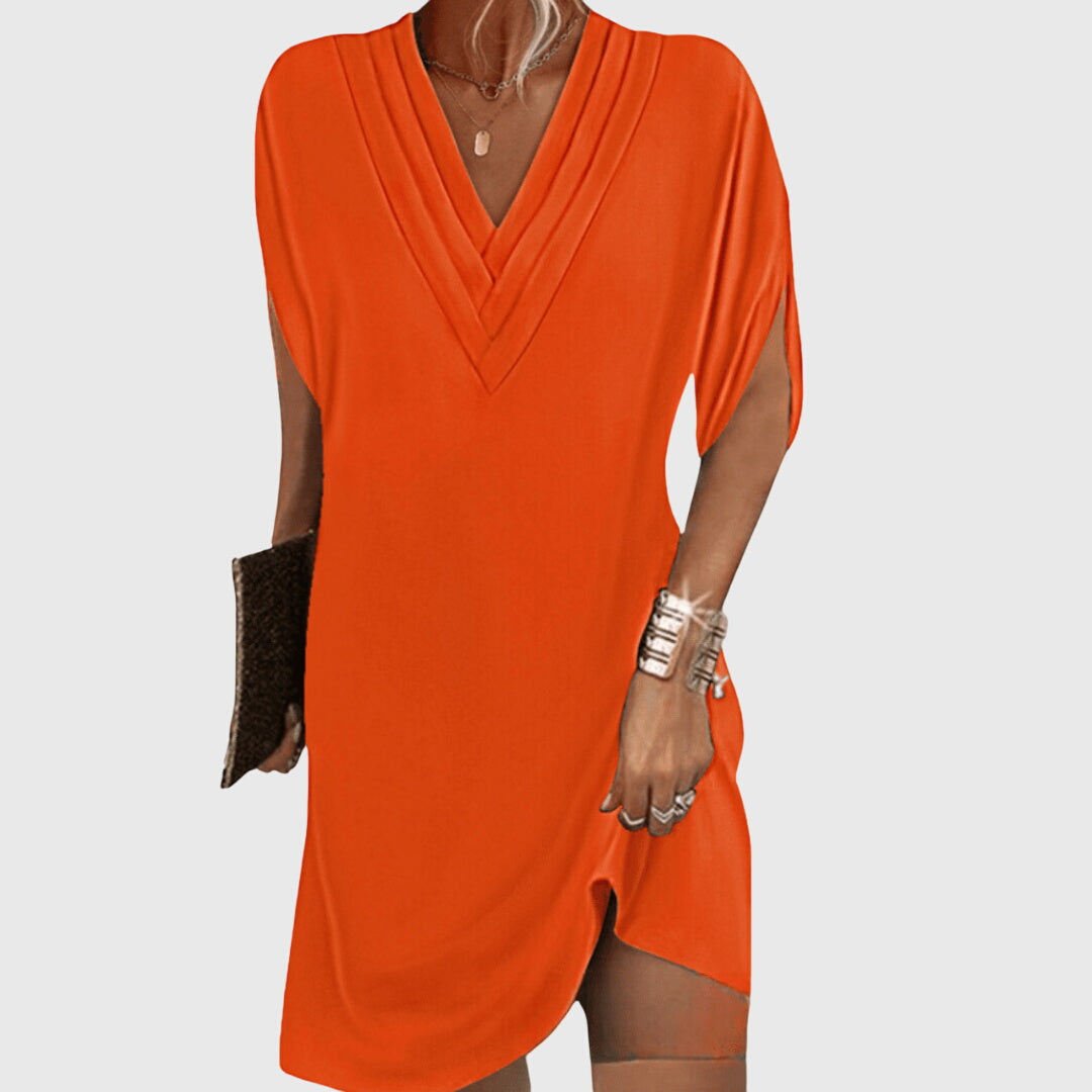 Women's Wrap Midi Dress Cocktail Evening