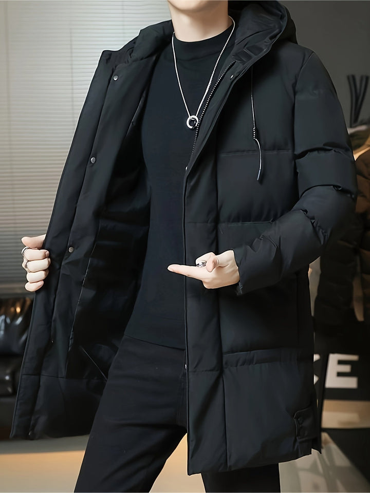 Rhett | Men's Hooded Longline Padded Coat