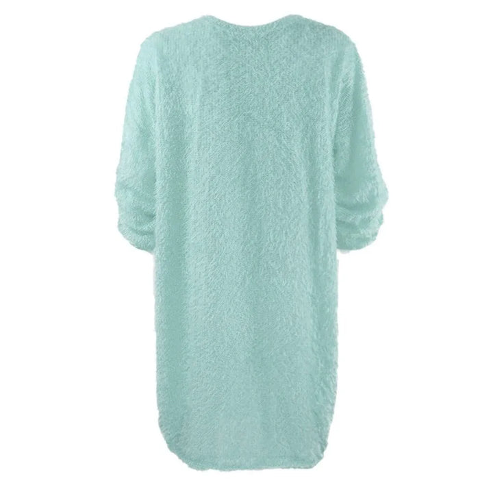 Isolde | Women's Fluffy Knit Sweater Dress
