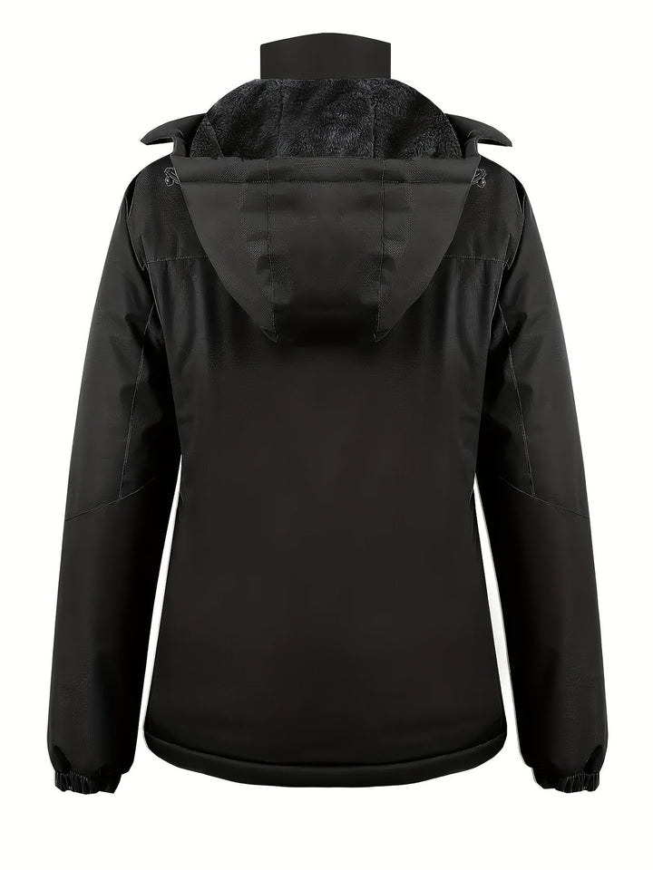 Marisol | Women's Fleece-Lined Hooded Waterproof Ski Jacket