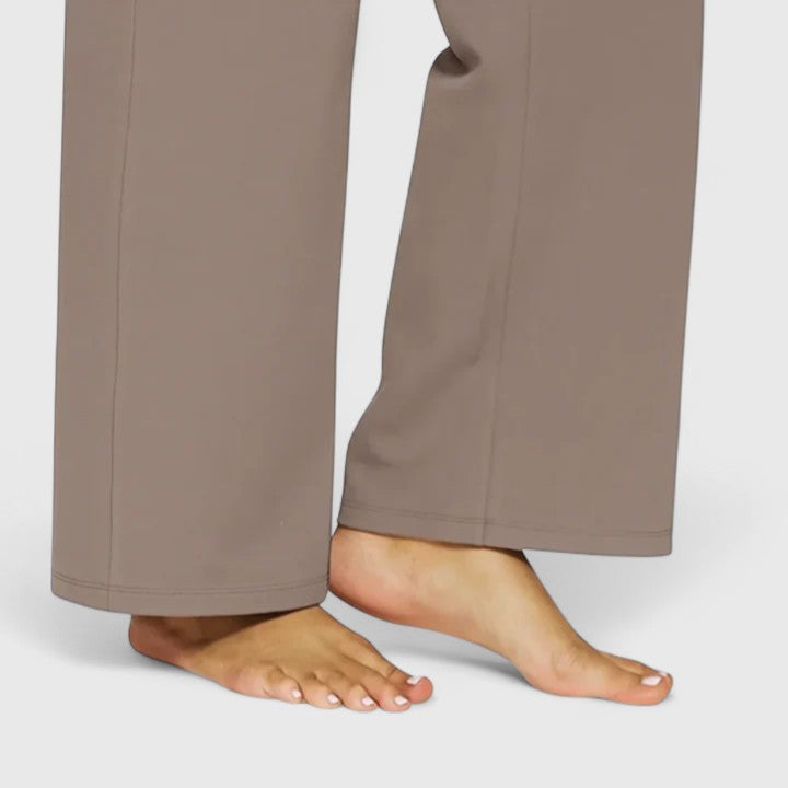 High Waisted Wide Leg Pants Women - Stretch Casual Comfort