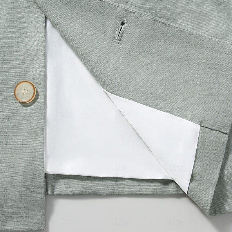 Alistair | Men's Mandarin Collar Cotton Blend Jacket