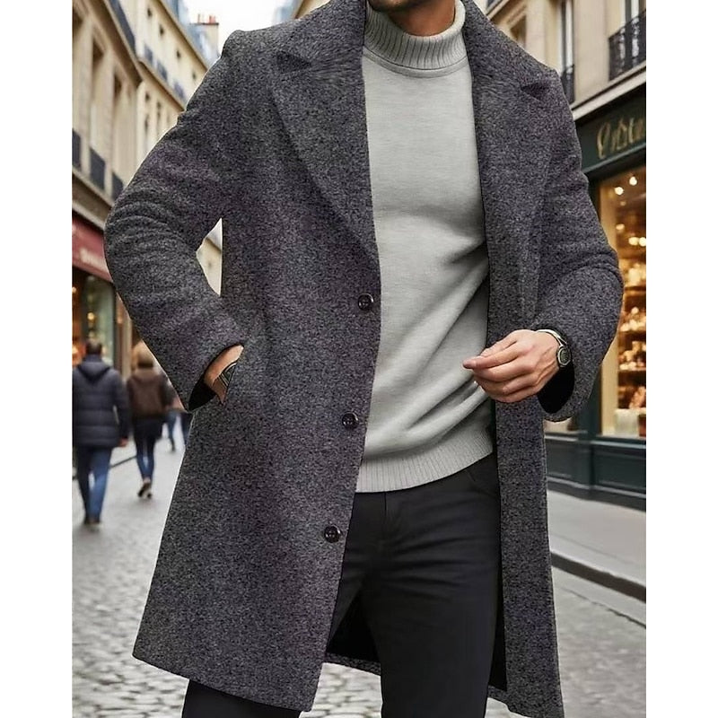 Callahan | Men's Long Overcoat for Winter