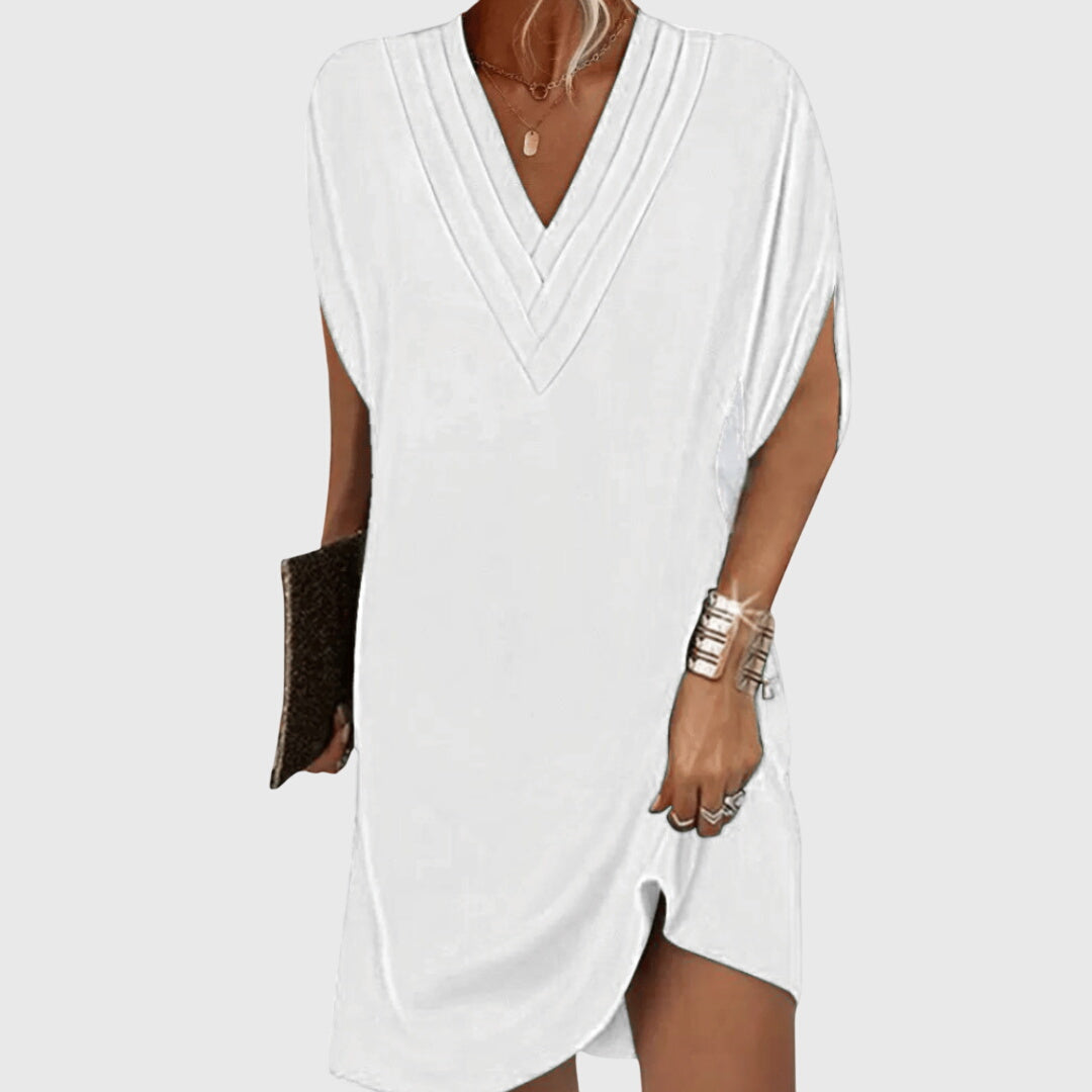 Women's Wrap Midi Dress Cocktail Evening