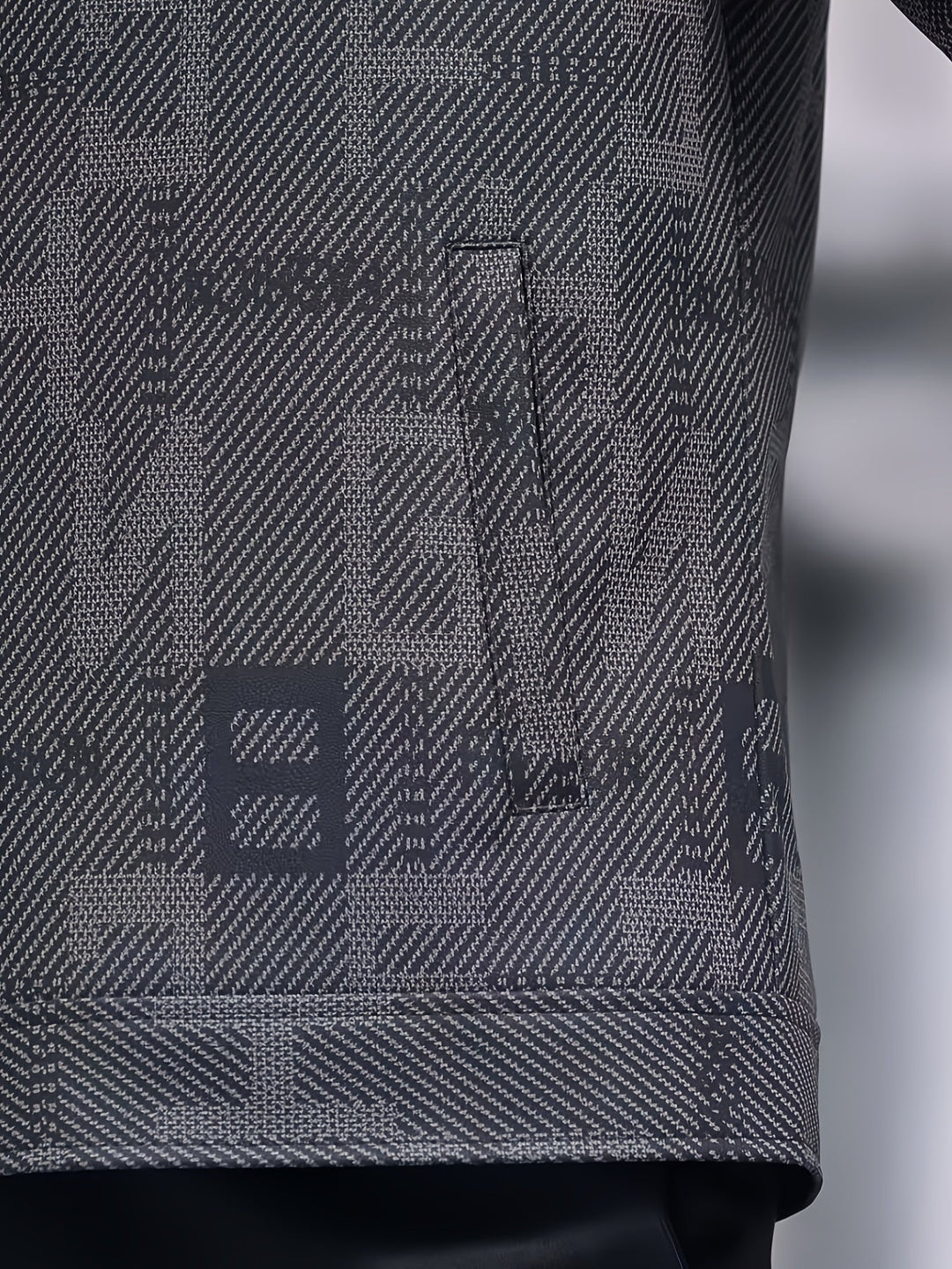 Fletcher | Men's Patterned Trucker Jacket