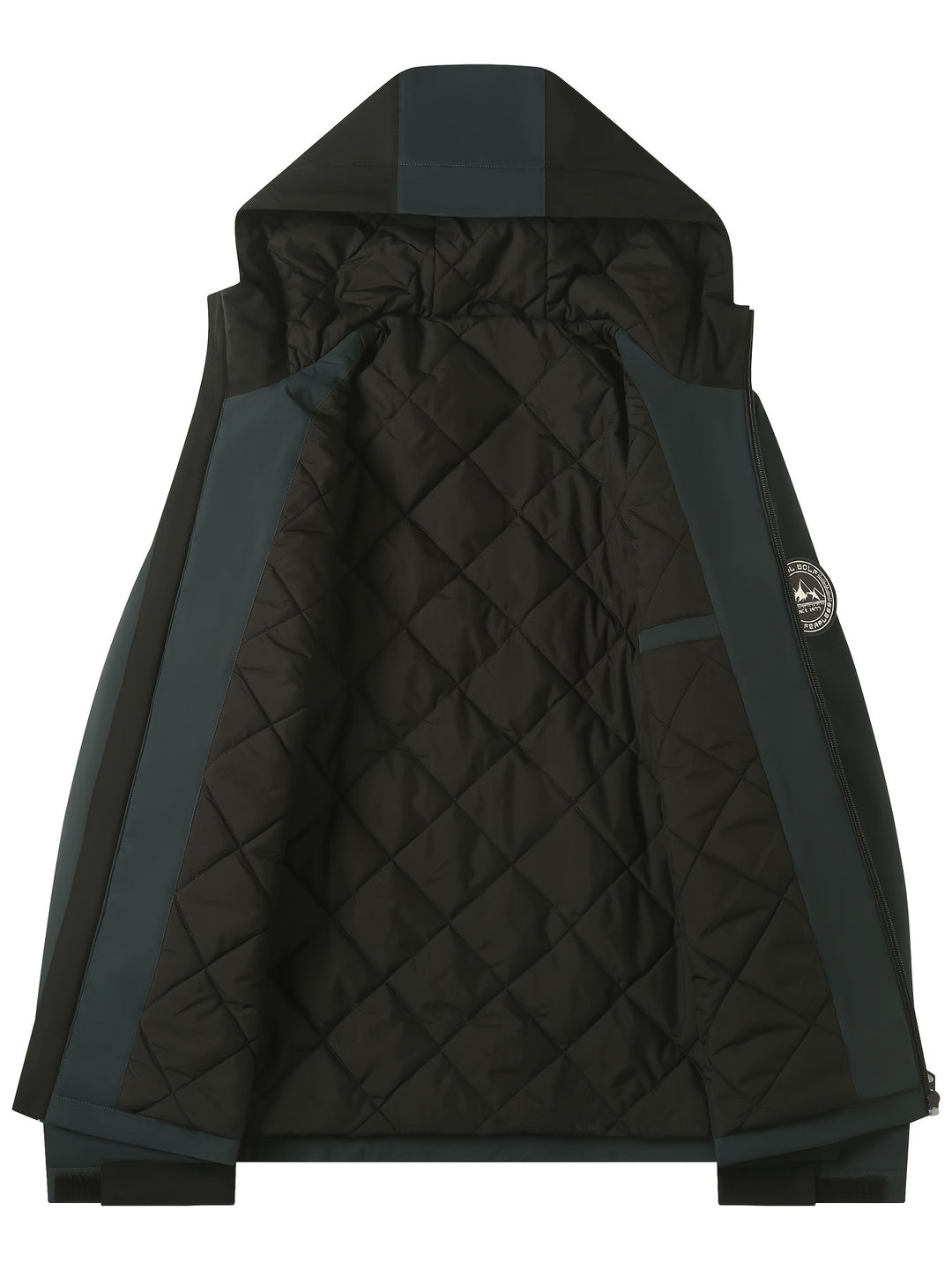 Diesel | Men's Windproof Hooded Ski Jacket with Thermal Lining