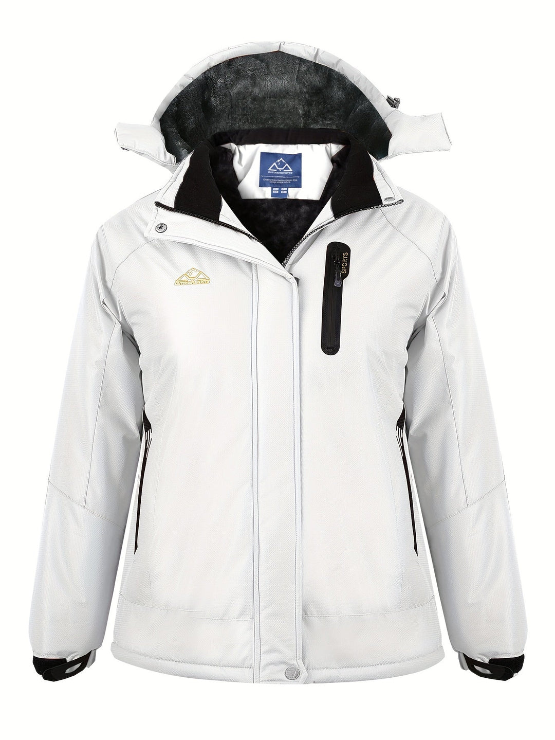 Marisol | Women's Fleece-Lined Hooded Waterproof Ski Jacket