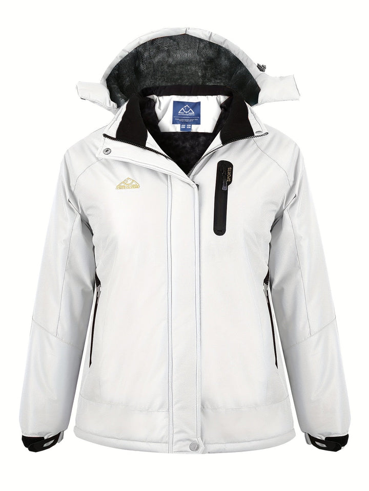 Marisol | Women's Fleece-Lined Hooded Waterproof Ski Jacket