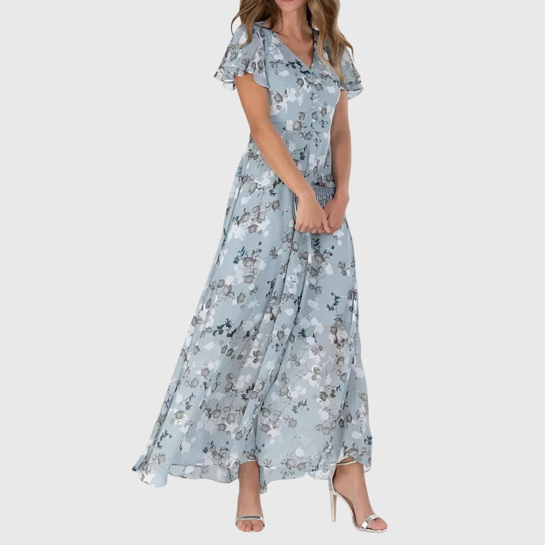 Women's Floral Maxi Dress Wedding Guest