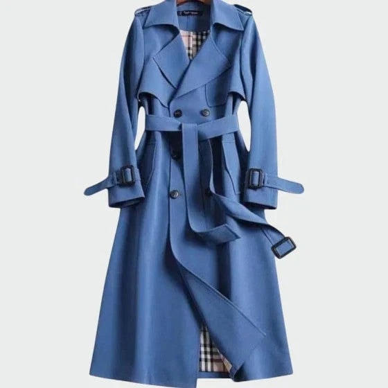Lysandra | Women's Storm Flap Belted Long Trench Coat