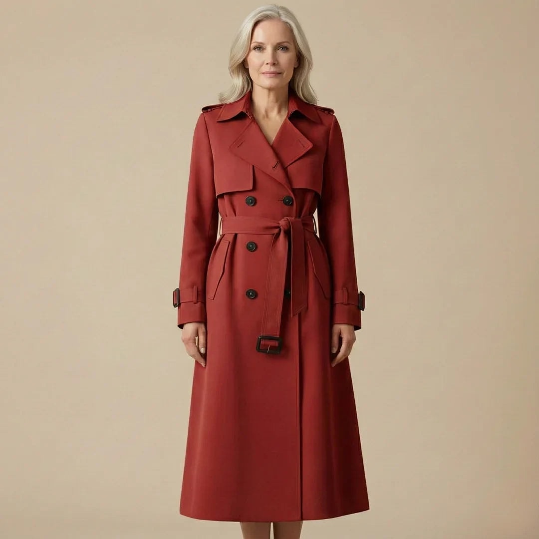 Lysandra | Women's Storm Flap Belted Long Trench Coat