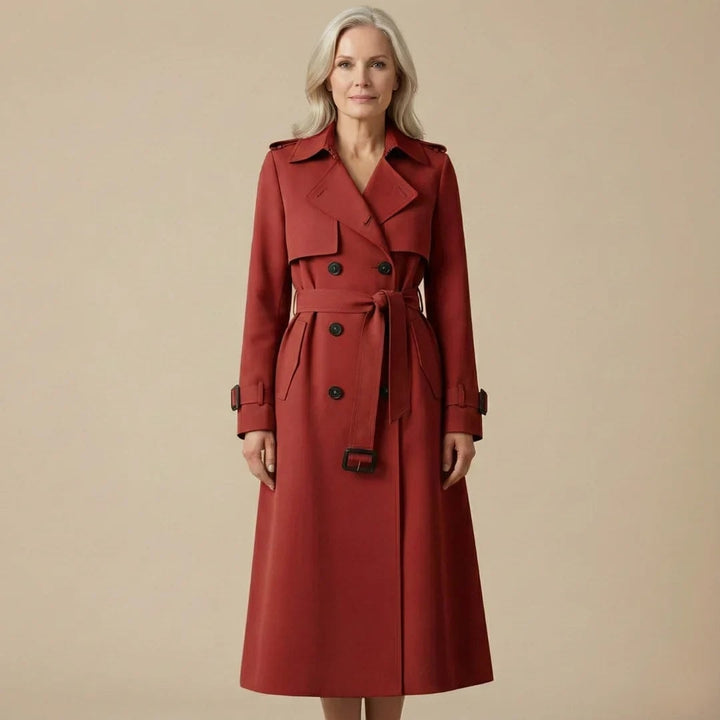 Lysandra | Women's Storm Flap Belted Long Trench Coat