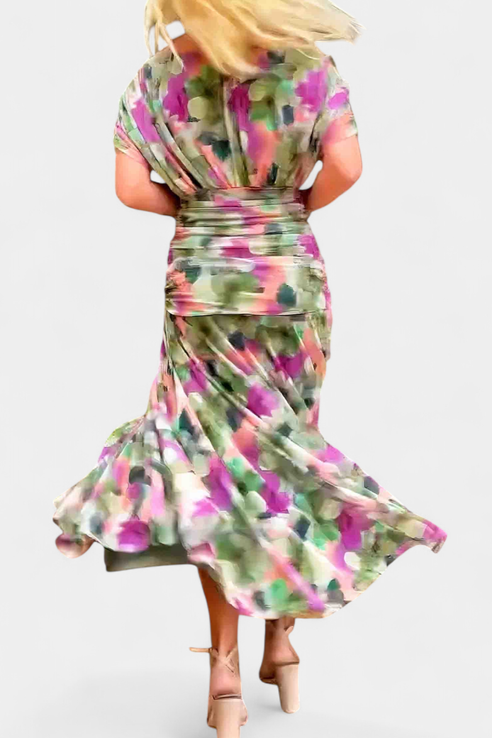 Women's Off Shoulder Midi Dress Wedding Guest Evening