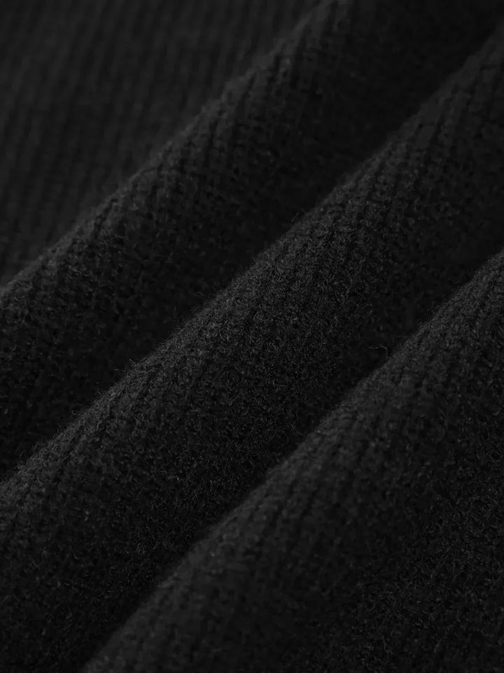 Simone | Women's Ribbed Cropped Mock Neck Sweater