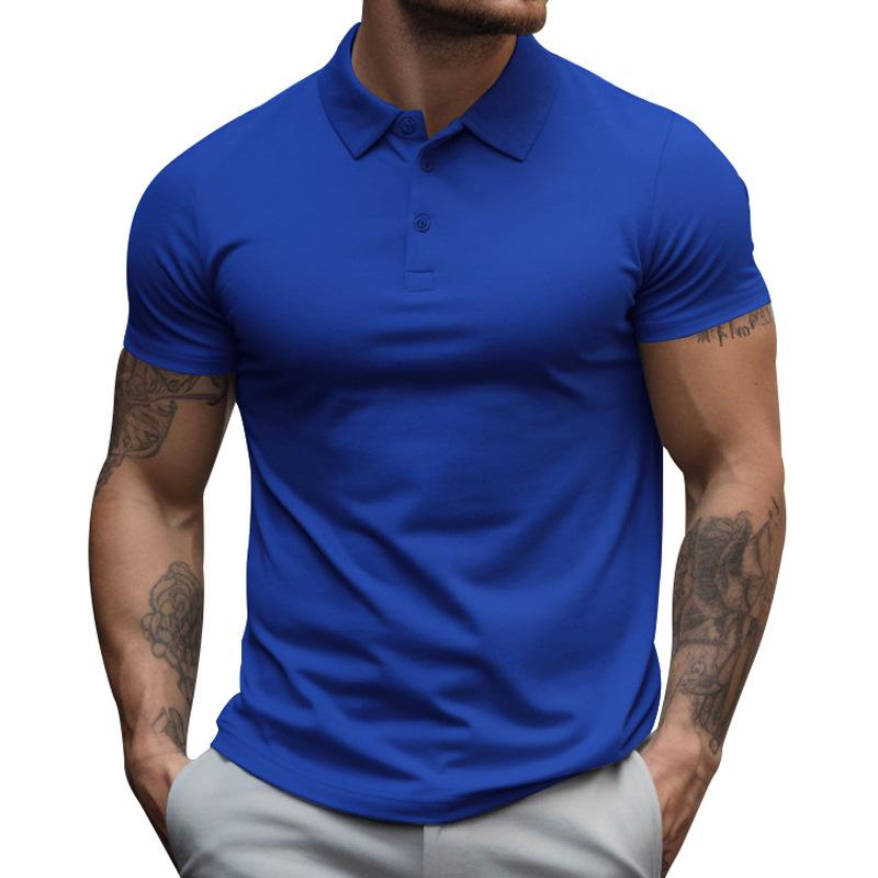 Muscle Fit Short Sleeve Polo Shirt Men