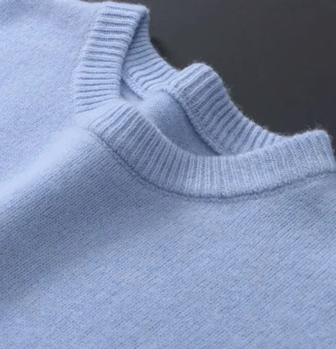 Alexander | Men's Crewneck Mohair-Style Knit Sweater