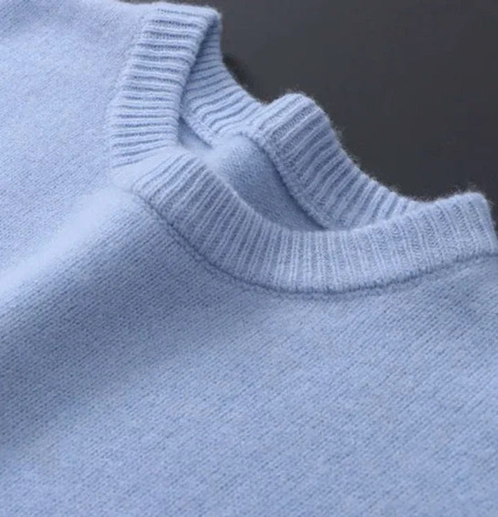 Alexander | Men's Crewneck Mohair-Style Knit Sweater