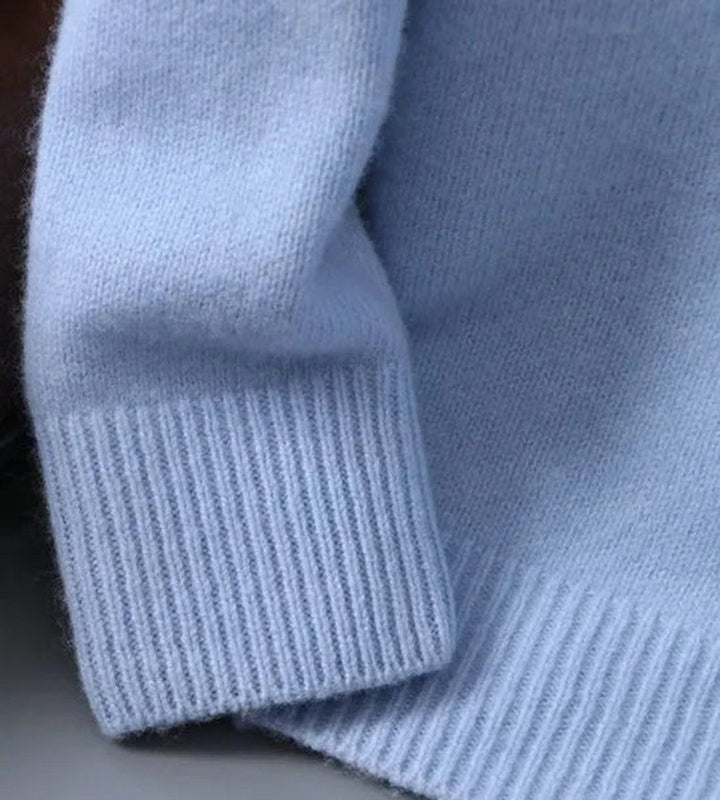 Alexander | Men's Crewneck Mohair-Style Knit Sweater
