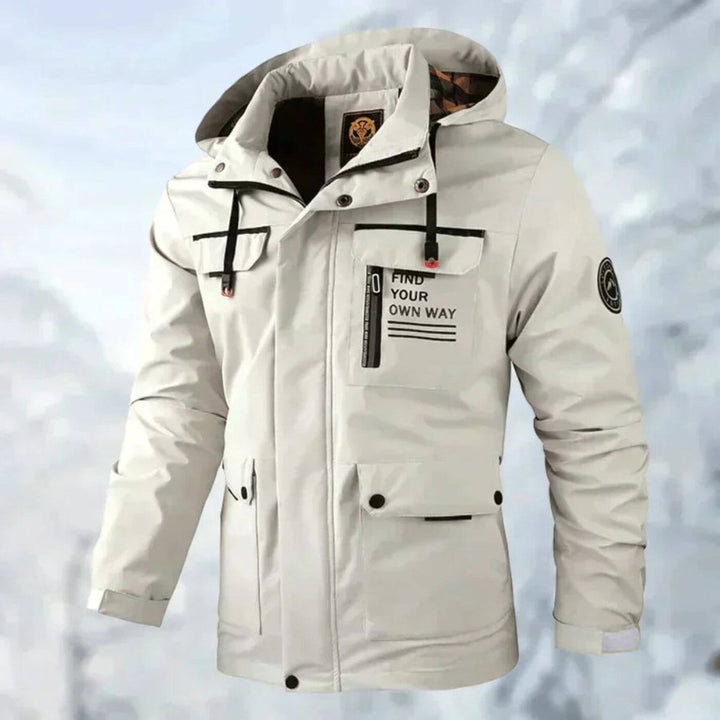 Theo | Men's Waterproof Hooded Parka Jacket with Multiple Pockets