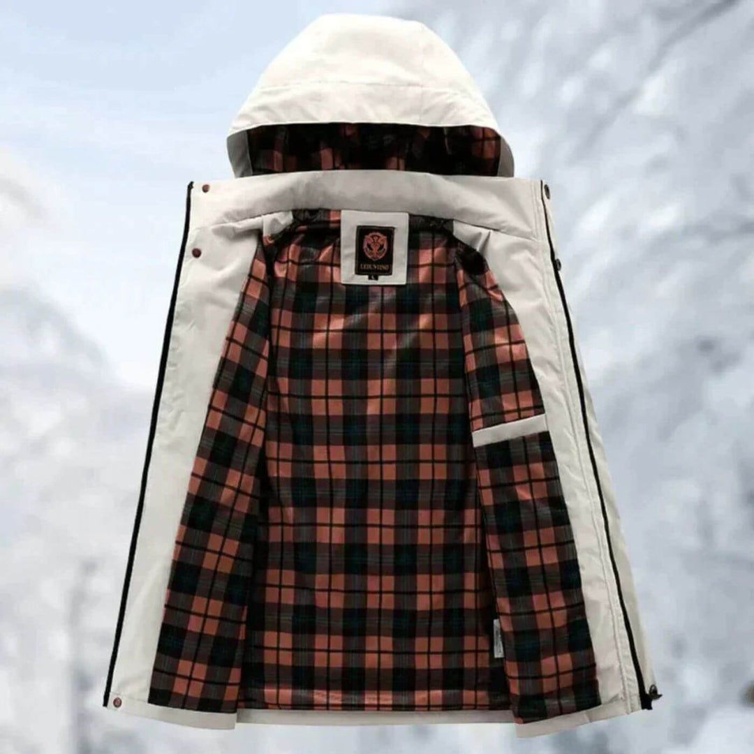 Theo | Men's Waterproof Hooded Parka Jacket with Multiple Pockets