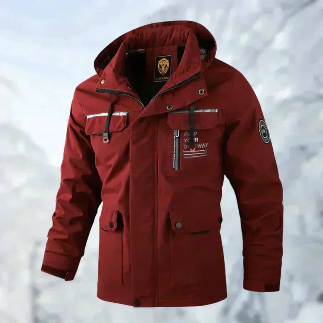 Theo | Men's Waterproof Hooded Parka Jacket with Multiple Pockets