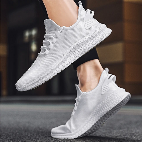 Breathable Mesh Lightweight Mens Sneakers - Casual Trainers