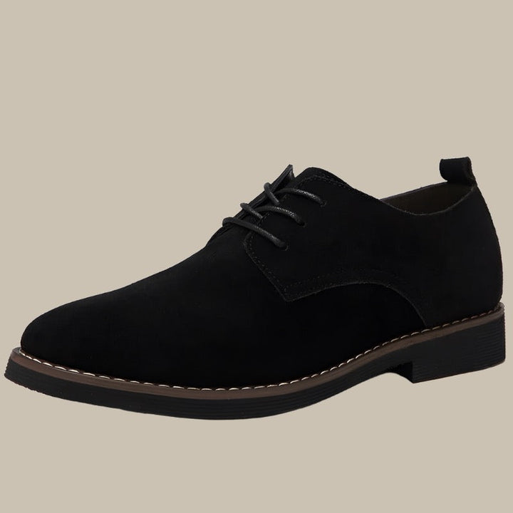 Suede Lace Up Oxford Mens Formal Shoes - Smart Casual
