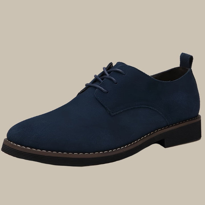 Suede Lace Up Oxford Mens Formal Shoes - Smart Casual