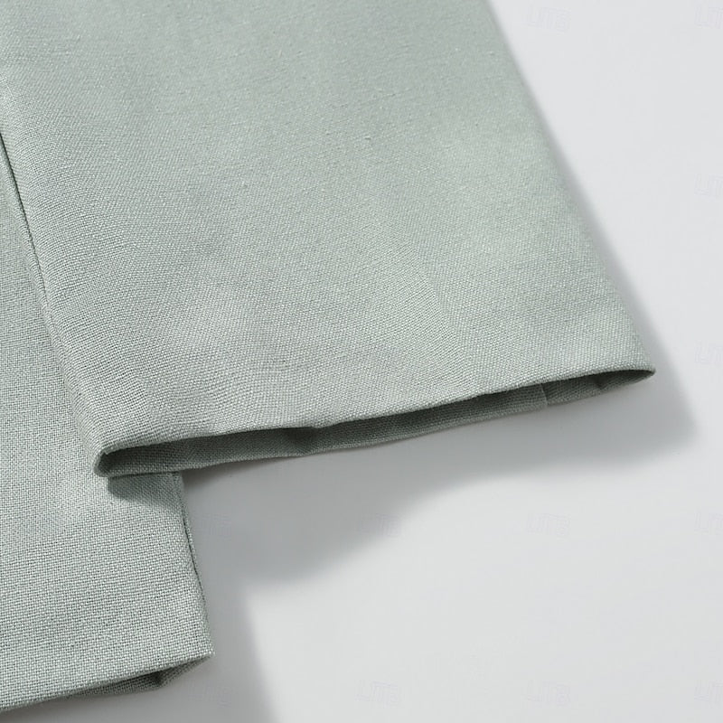 Alistair | Men's Mandarin Collar Cotton Blend Jacket