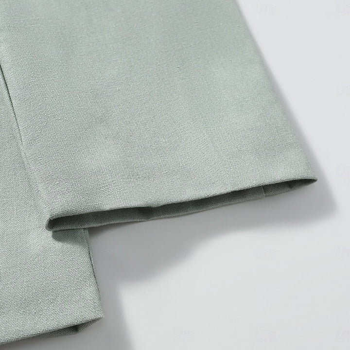 Alistair | Men's Mandarin Collar Cotton Blend Jacket