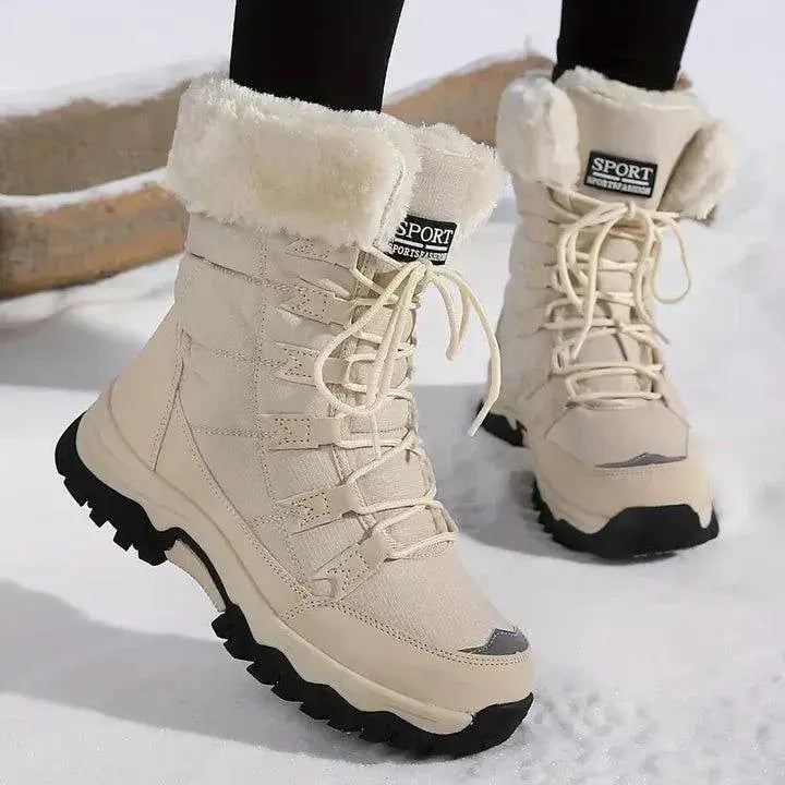 Nadia | Women's Waterproof Sport Snow Boots with Faux Fur Cuff