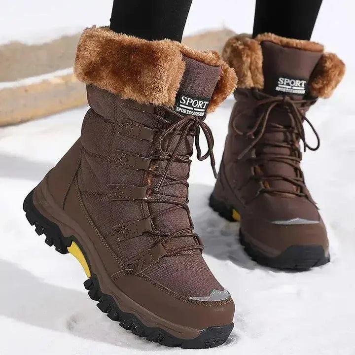 Nadia | Women's Waterproof Sport Snow Boots with Faux Fur Cuff